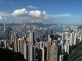 香港,城市,摩天大樓