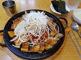 samgyupsal,豬肉,泡菜