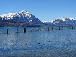 山,高山,湖