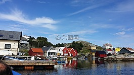 夏天,海,挪威