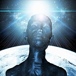 外星人,光,氣氛