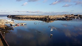 夏天,海,挪威