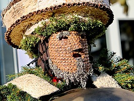 silvesterchlaus,掩码,松果秤