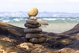 石头,湖,蓝色