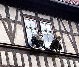 fenstergucker,桁架,fachwerkhaus