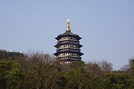 古建筑,雷峰塔,人文