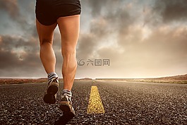 慢跑,運行,體育