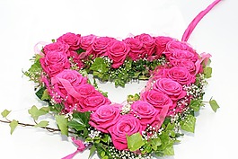 玫瑰,hochzeitsschmuck,心臟