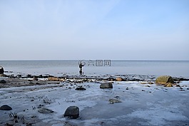 海,水域,海岸
