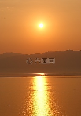 日出,太陽,海洋