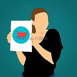 購(gòu)物,出售,購(gòu)物車