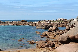 布列塔尼,海,藍(lán)色
