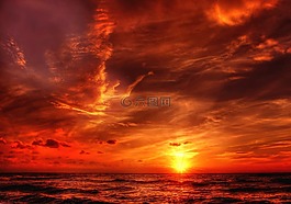 太陽,丹麥,海