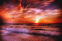 太陽,丹麥,海