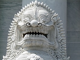 獅子頭,寺廟監護人,泰國