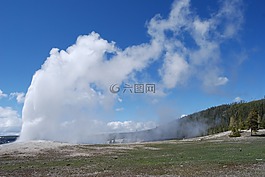 熱水器,黃石公園,國家