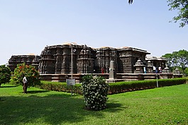 寺,印度教,halebidu