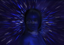 女子,頭,明星