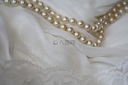 珍珠項(xiàng)鏈,婚紗,偉大