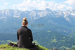 冥想,吸收,沉默