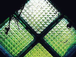 窗口,舊,玻璃