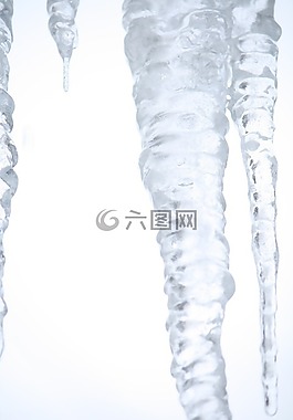 冬天,冰柱,冷