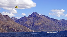 塞班,湖,山