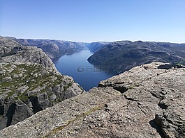 挪威,峡湾,preikestolen