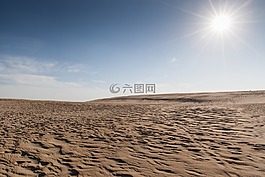 沙漠,天空,沙