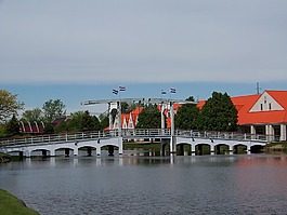荷蘭,水,橋
