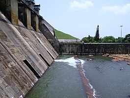 壩,hemavathi 河,旅游景點