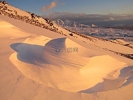 山,火山,腳