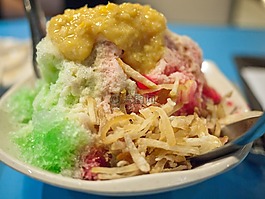 蜜餞的肉豆蔻,冰緩存,甜玉米