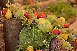 蔬菜,水果,表