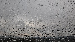 一滴水,窗口,雨
