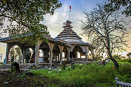 寺,ghatandevi,神