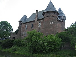 城堡,krefeld,德国
