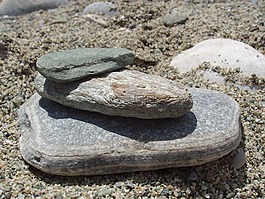 石頭,雕塑,平衡