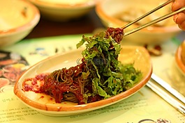 makguksu,烹飪,筷子