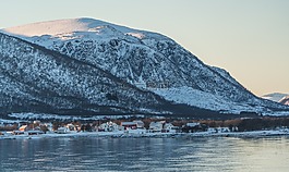 挪威,海岸,村