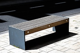 銀行,路,坐