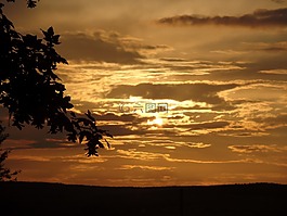 太陽,日落,abendstimmung