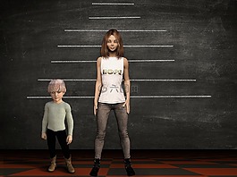 兄弟姐妹,大小,度量值