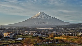 富士,山,日本
