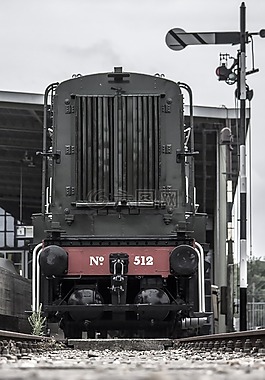 火車,機,導(dǎo)軌