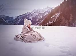 人,人的,冬天