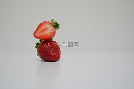 草莓,紅色,春