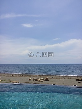 天空,美麗,藍(lán)色