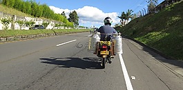 圖像,男子,摩托車、 自行車