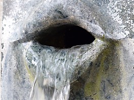 嘴里,水,嘴唇